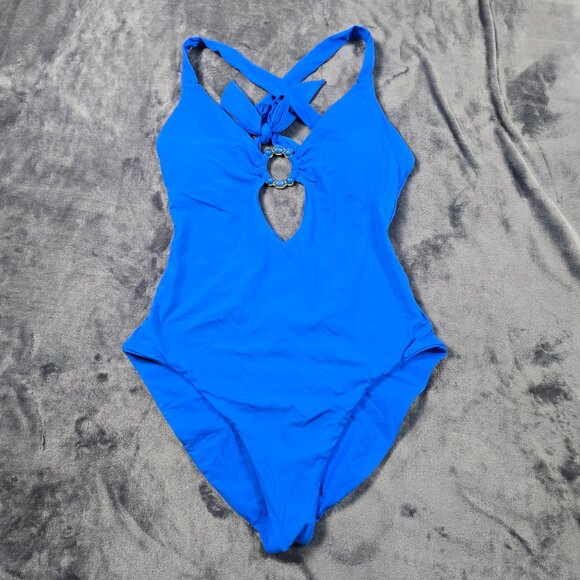 Becca by Rebecca Virtue Ariyah One Piece Swimsuit Medium NWOT - Picture 3 of 12